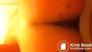 Hot girl taking a shit close up