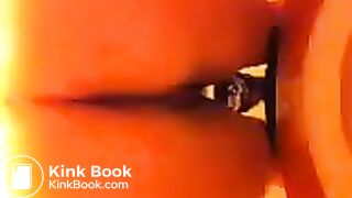 Hot girl taking a shit close up