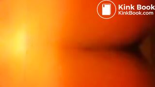 Hot girl taking a shit close up