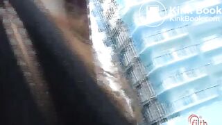 Rich Japanese teen shitting in public