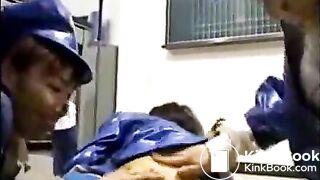 Nicely dressed girls practice a lesbian scat