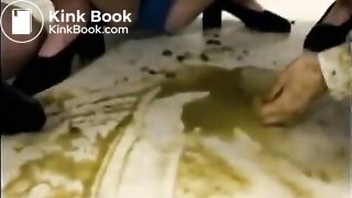 Nicely dressed girls practice a lesbian scat