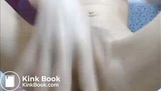 Chinese girl anal masturbation with feces on cam