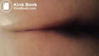 Fat wife pooping in close up