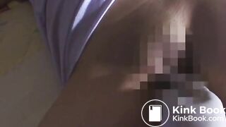 Fingering a drunk Japanese slut