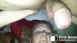 Shit in his girlfriends mouth