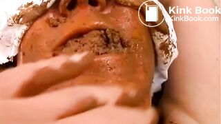 Mature Slut must eat his shit and fuck her and ejaculation on her face