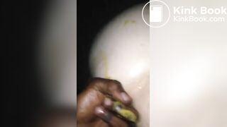 Black couple enjoys dirty anal