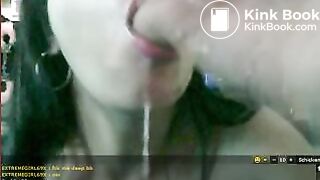 cute asian puke whore