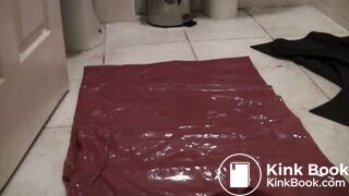 shitting in the bathroom