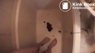 Nice titties, pretty eyes and hot shit running down her legs