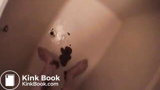 Nice titties, pretty eyes and hot shit running down her legs