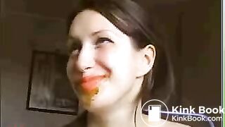 scat eating - video 4