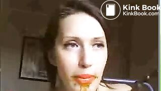 scat eating - video 4