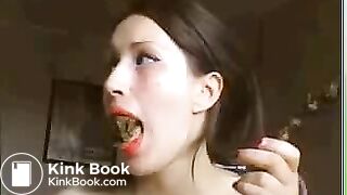 scat eating - video 4