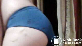 Hotel window panty poop