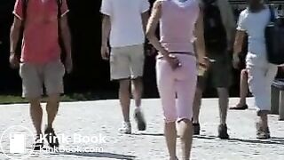 Dany shits pink yoga pants in public
