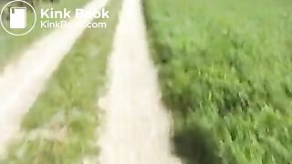 Hiking girl needs to poop