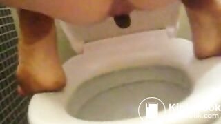 Random Shit 15 - He tries to catch her turd...