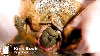 Scat Stockings in Pussy