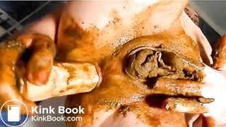 Scat Stockings in Pussy