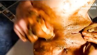 Scat Stockings in Pussy