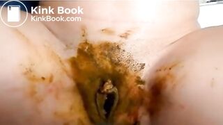 Scat Stockings in Pussy