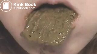 Japanese girl fed with shit