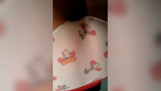 Ebony panty explosion