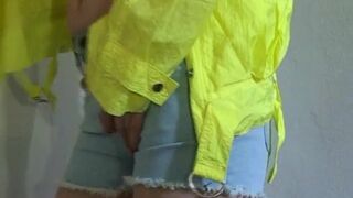 Kinky lesbian action with scat