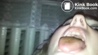 My toilet girl cleans shitty ass