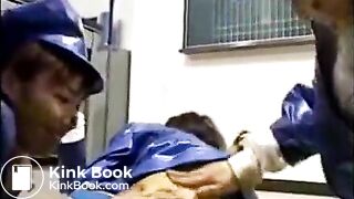 Japan scat police lesbians play with dirty shit