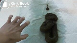 Brunette cant hold it in