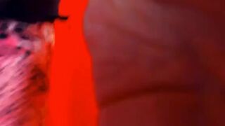 Heavily tattooed dirty slut eats her own shit