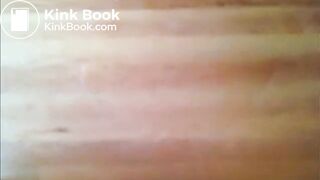 Curvy ballerina peeing and pooping in her tights