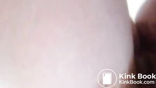 Blonde hotty is creaming herself