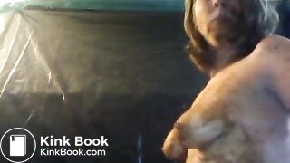 American scat girl Sarah plays with shit on cam - hot & dirty