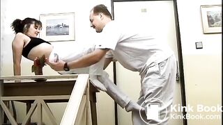 Doctor and nurse in shit sex