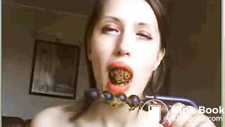 Amateur Victoria with beads