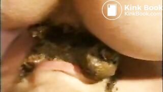 Girl pissing, shitting on men face, and then facesitting.