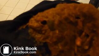 Overloading her panty with poop.