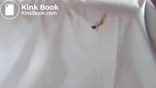 German Girl shits from her Bed