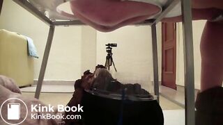 4 Girls use him for toilet