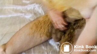 Long hair guy, blonde woman shits