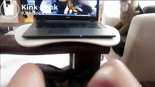 jerking by watching a scat whore