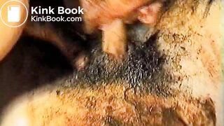 nasty scat group with vomit