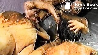 nasty scat group with vomit