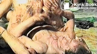 nasty scat group with vomit