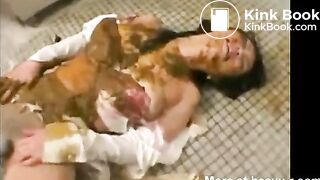 Asian Scat Slut Gangbang