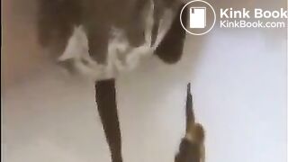 Pantyhose messy scaat